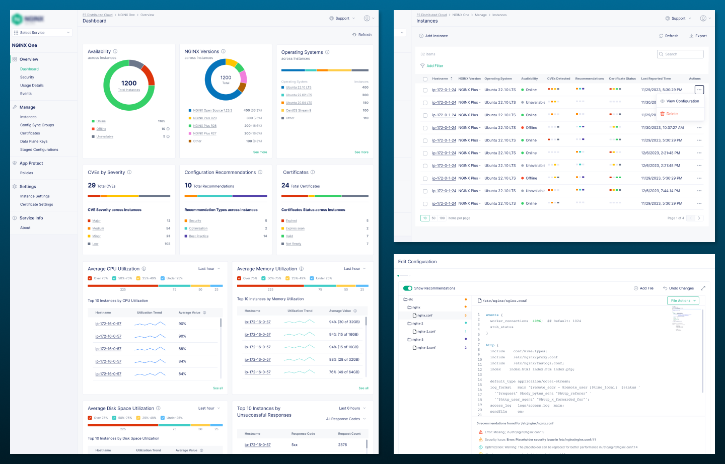 Thumbnail image for the NGINX One SaaS Console project
